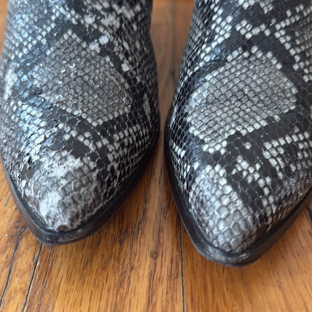 M Gemi The Natura Gray Snakeskin printed leather 39 - Picture 4 of 8